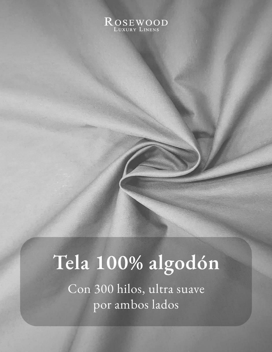 Juego de sábanas "de" algodón 300 hilos sin gramaje rosewood bali