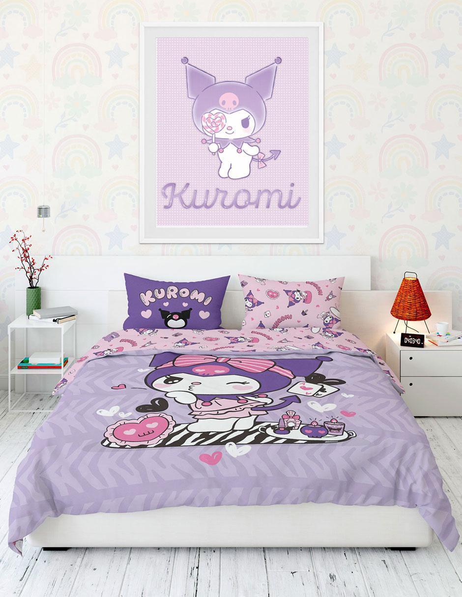 Set edredón Kiss Kuromi Set edredón Kiss Kuromi