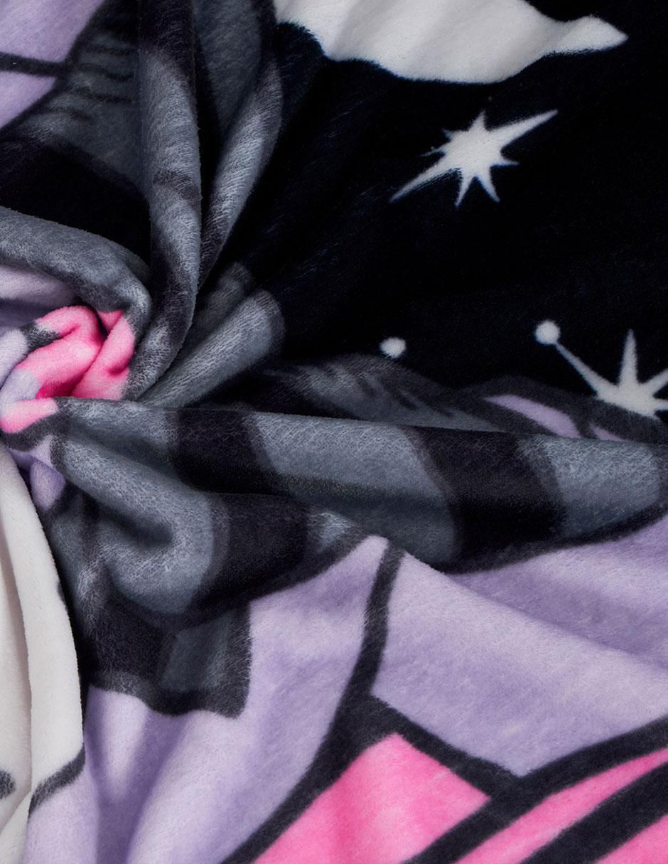 Cobertor Kuromi Frazada Dark estampado infantil 4