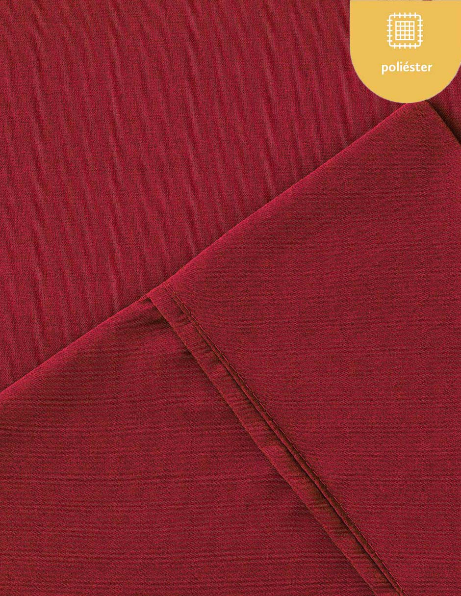 JGO SABANAS MF LISO, QS, ROJO HAUS PROM