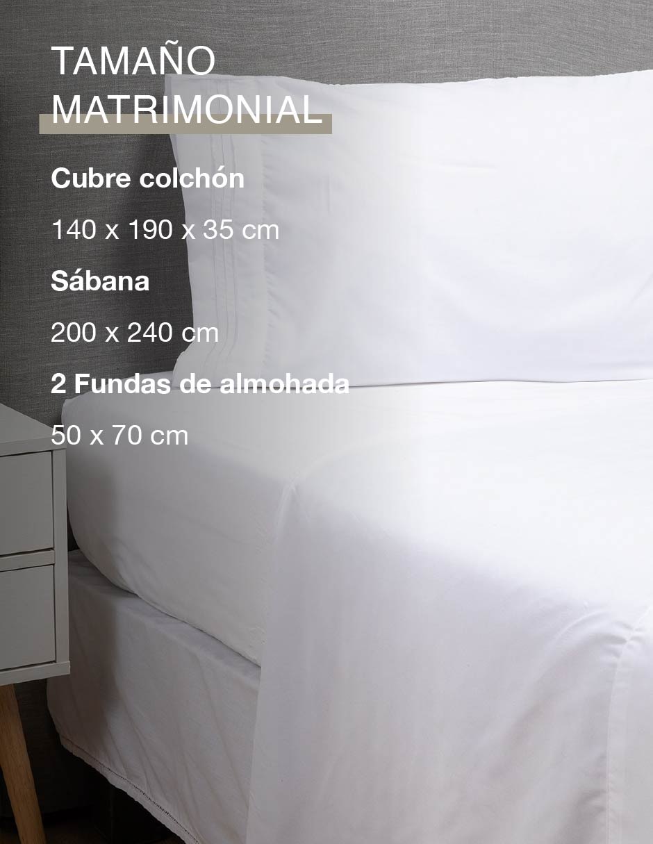 Juego de sábanas de microfibra Soft 8