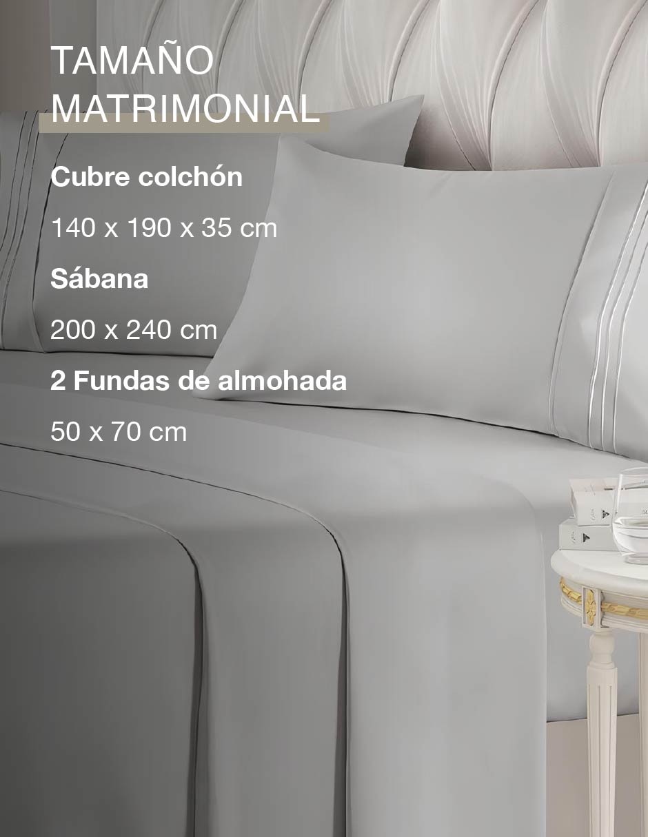 Juego de sábanas "de" microfibra maison deco soft