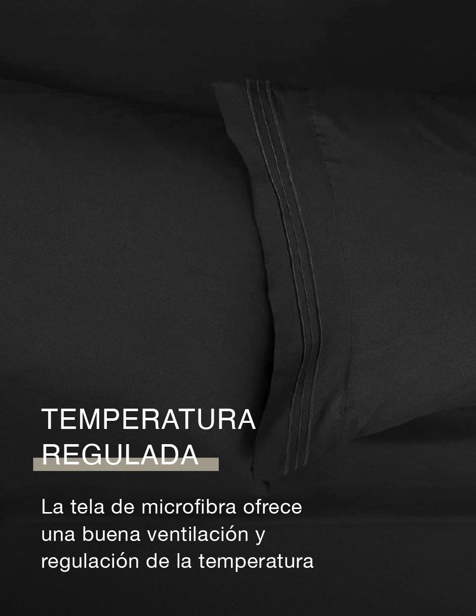 Juego de sábanas de microfibra Soft 6