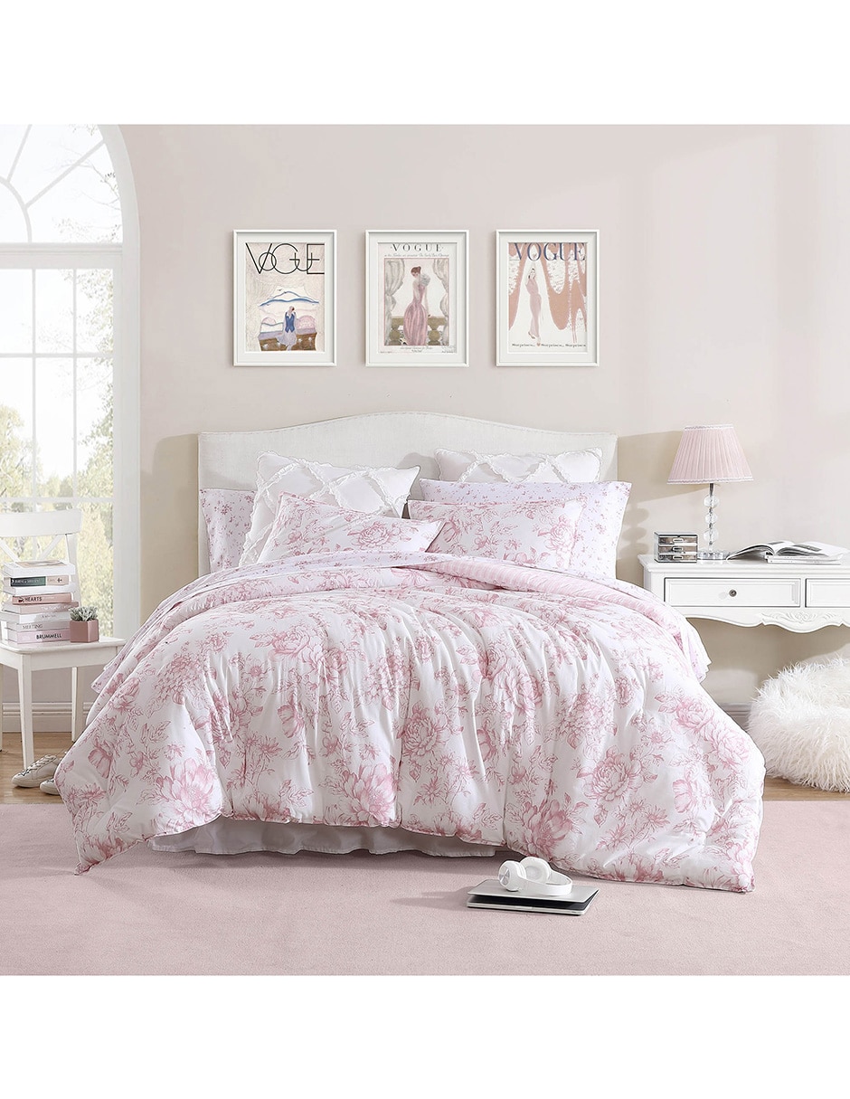 Set edredón Delphine Mauve Pink