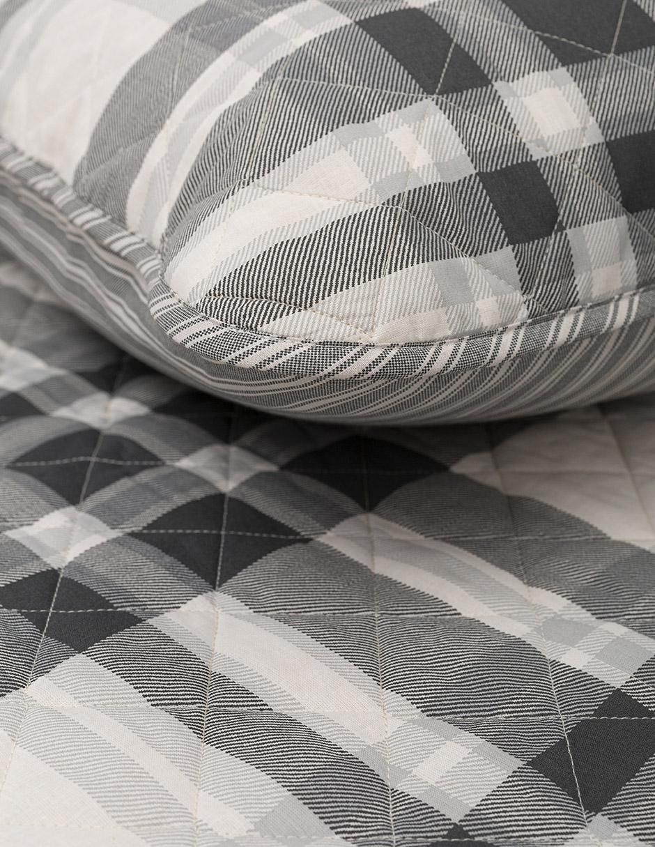 Set de colcha Coal Creek Plaid 5