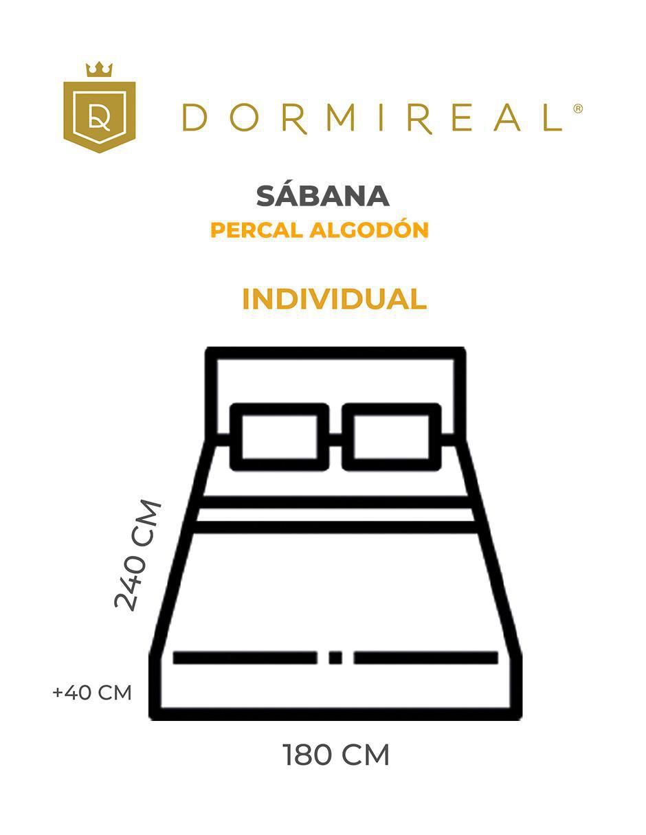 Juego de sábanas de algodón 200 hilos Percal 4