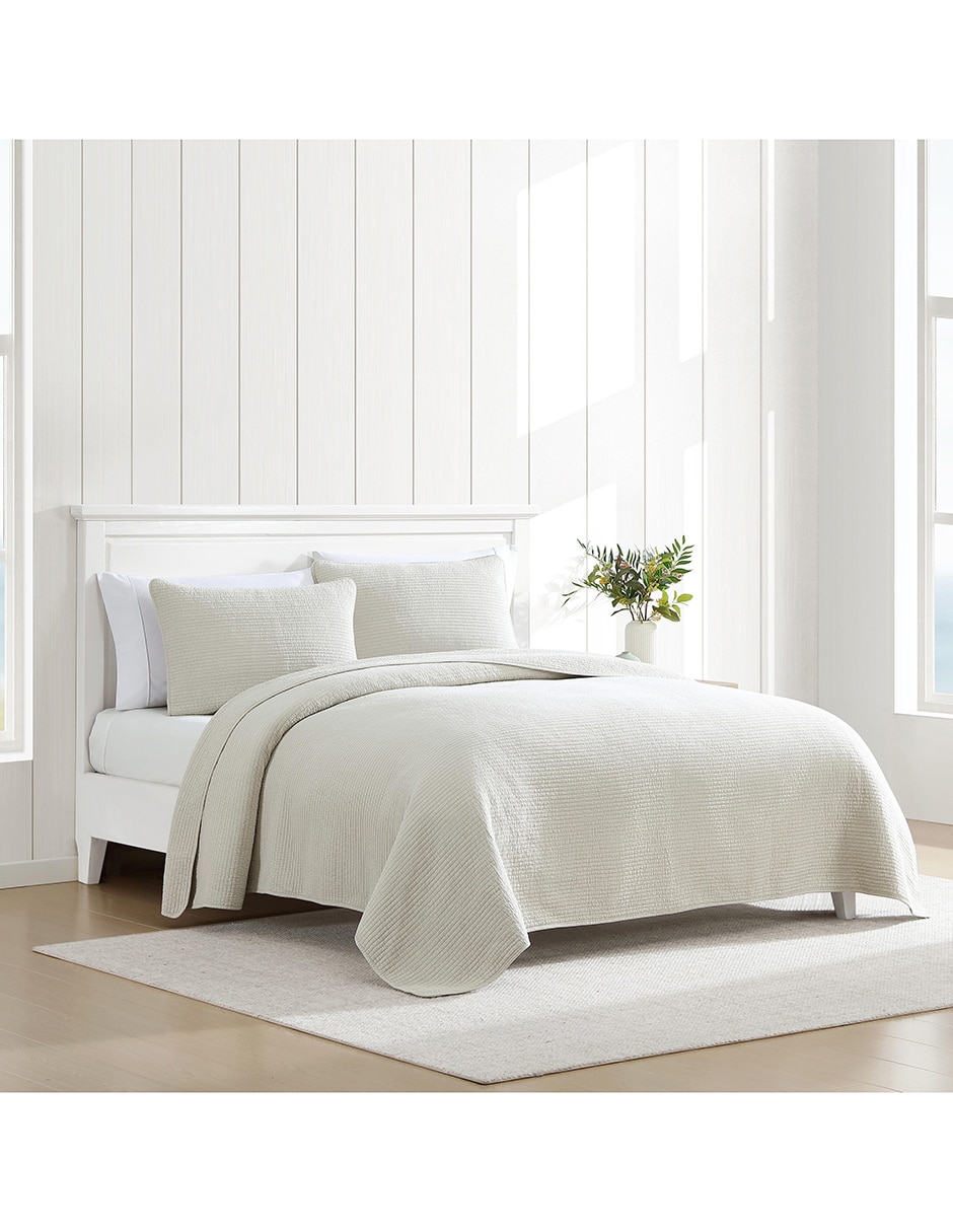 Set de colcha Seashore Stitch Beige