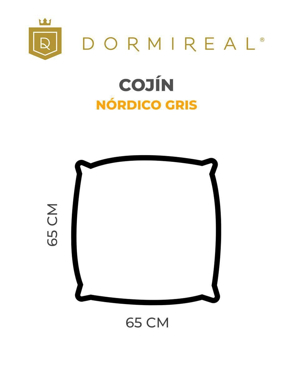 Cojín decorativo Dormireal Nórdico