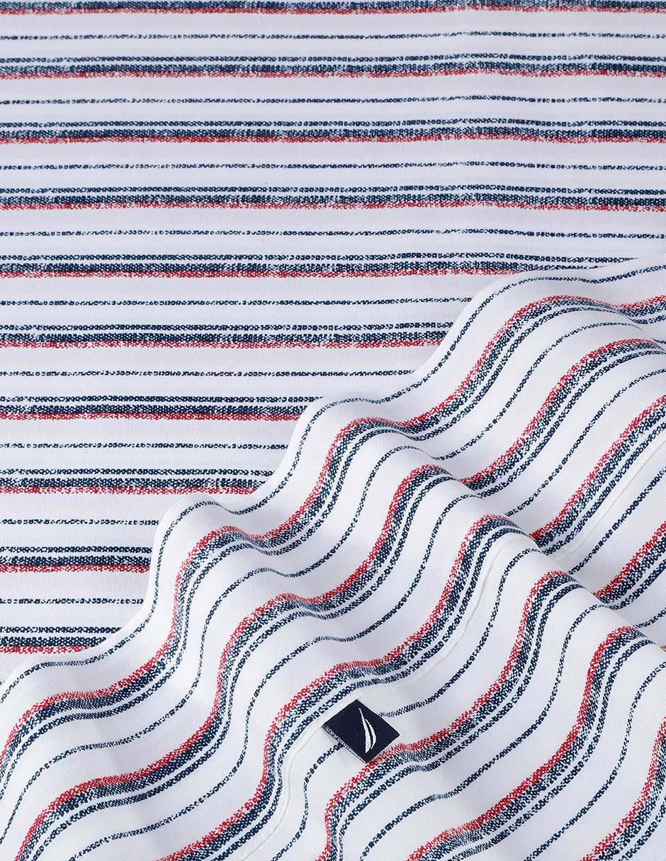 Juego de sábanas de microfibra Avery Stripe Navy 3