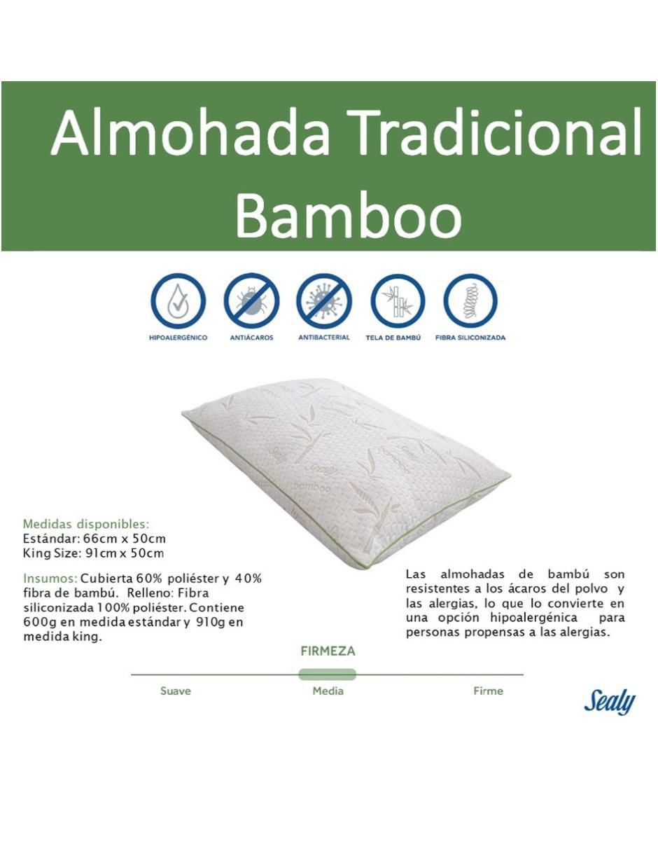 Almohada Bamboo firmeza media 2