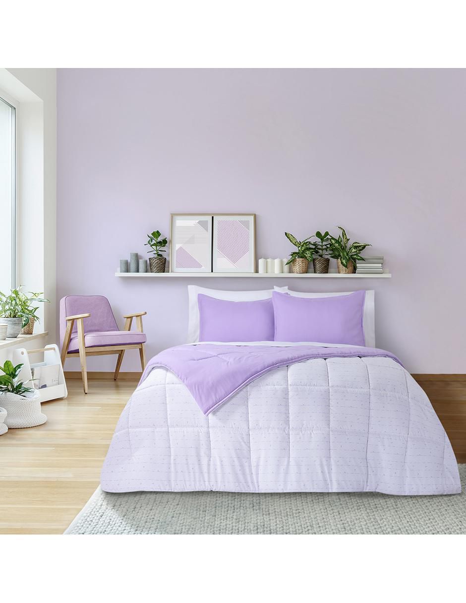 Set edredón Nelly Mauve R