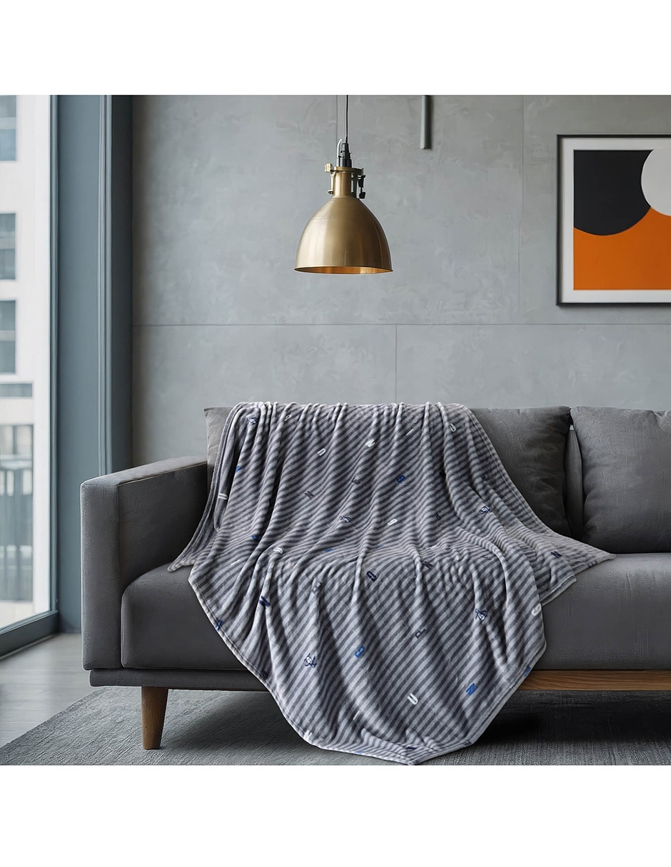 Frazada de tejido suave Silos Light Grey unisex 4