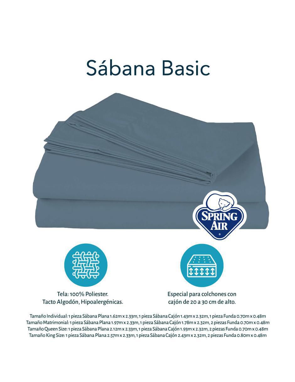 Juego de sábanas de poliéster basic one 9