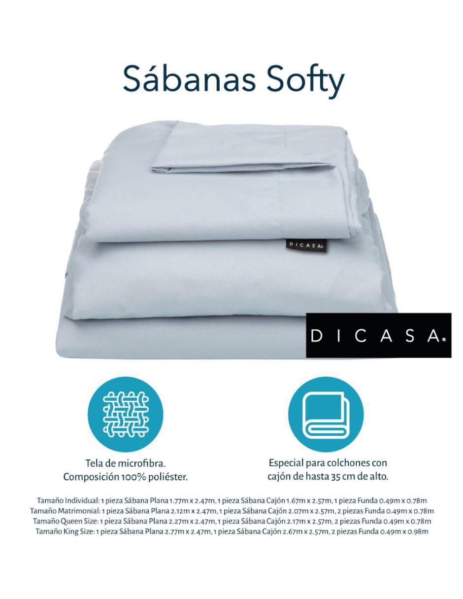 Juego de sábanas "de" poliéster dicasa softy one