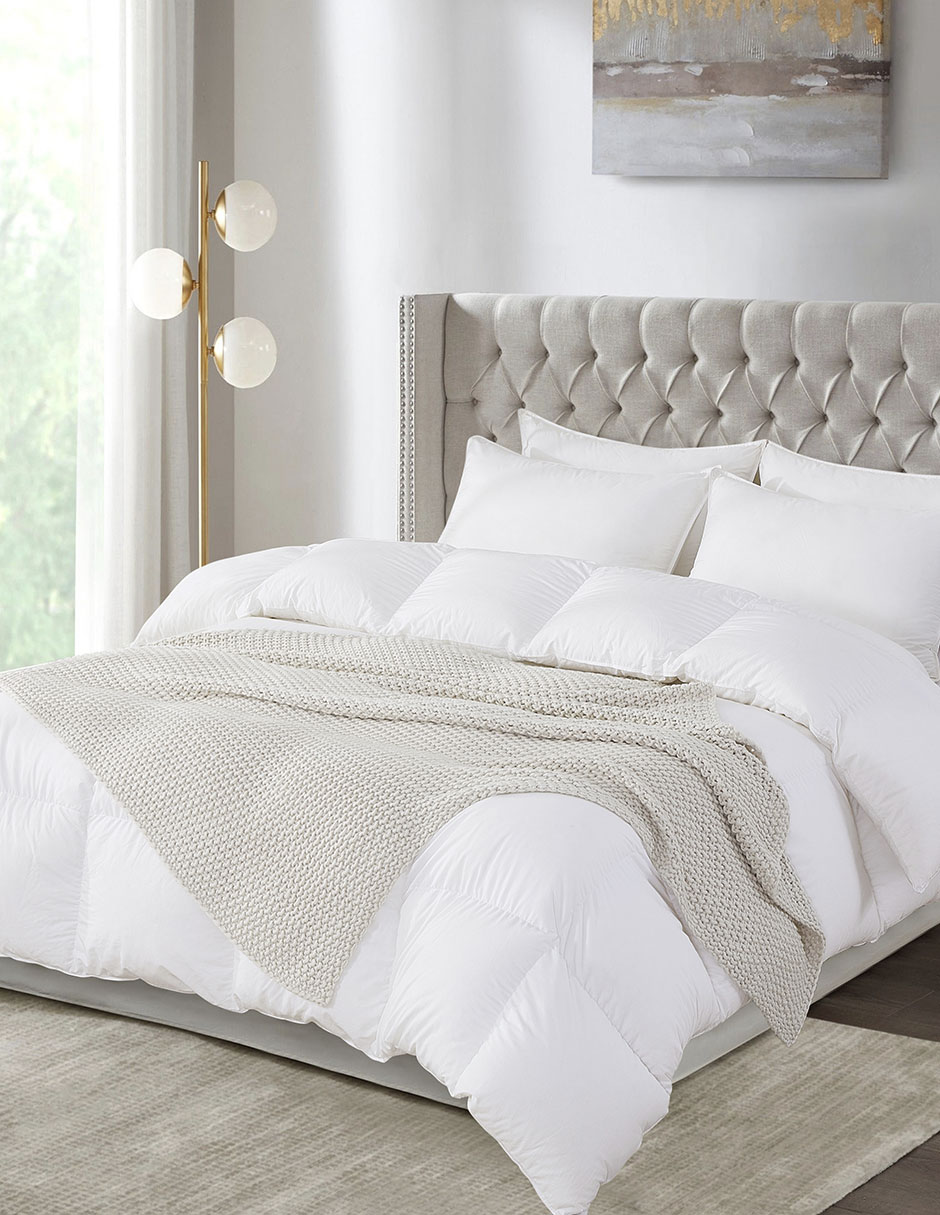 FRAZADA KNITING, ESTÁNDAR, BEIGE HAUS