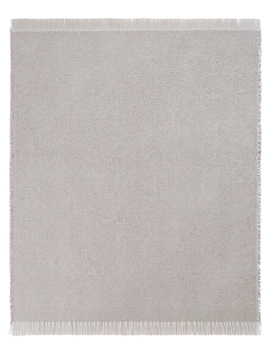 FRAZADA FLORAL, ESTÁNDAR, TAUPE HAUS