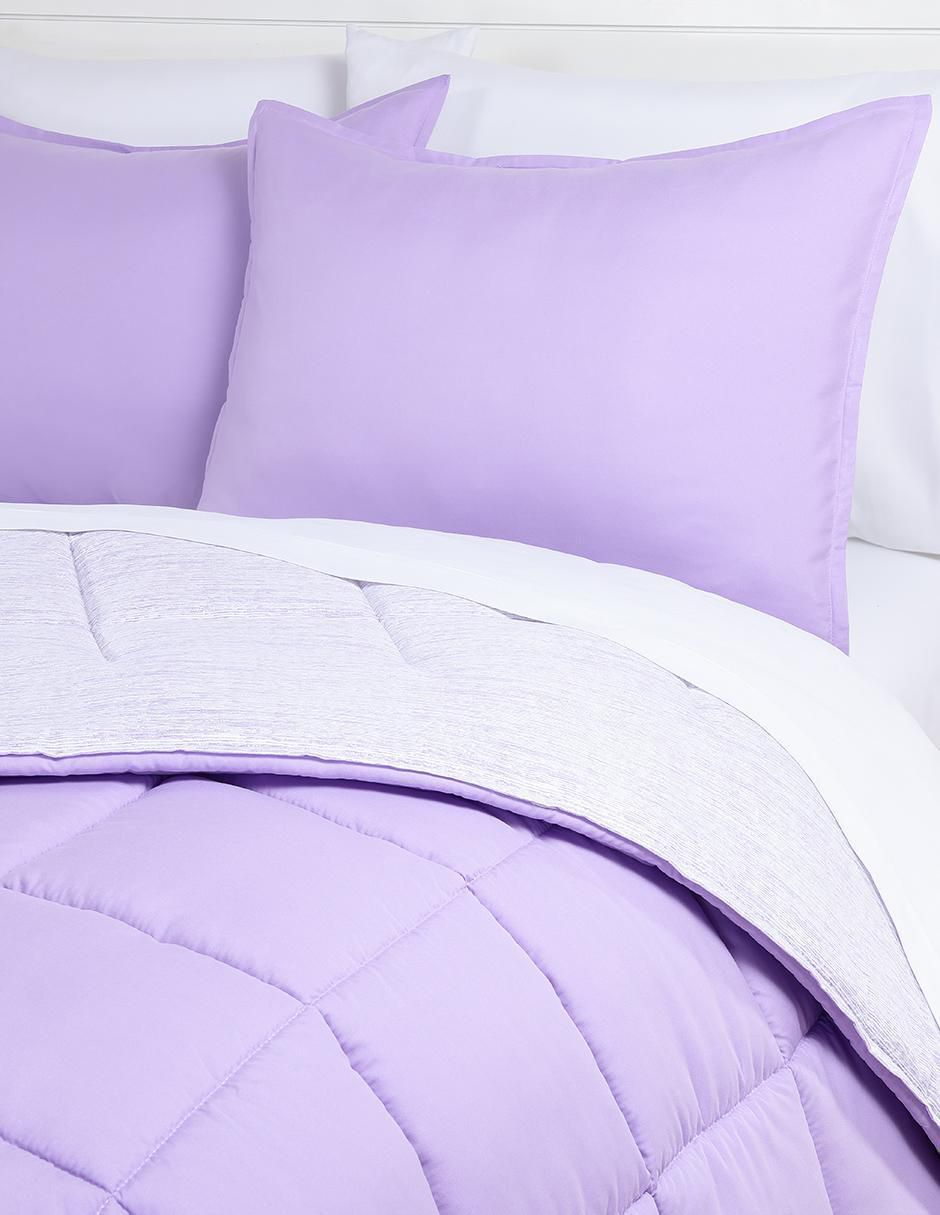 Set edredón Kent Mauve Reversible 4