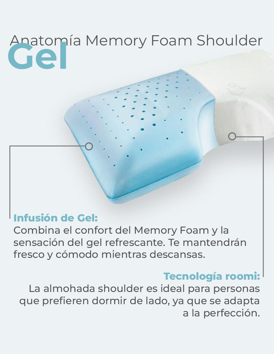 Almohada Gel Shoulder Mist firmeza media 4