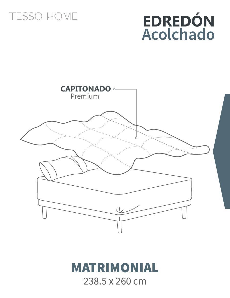 Edredón Tesso Home acolchado