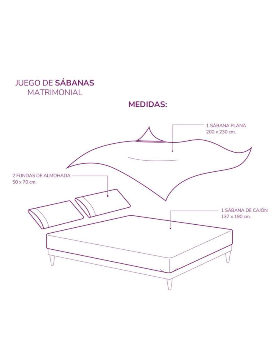 Juego de sábanas "de" microfibra carla depot sin modelo comercial