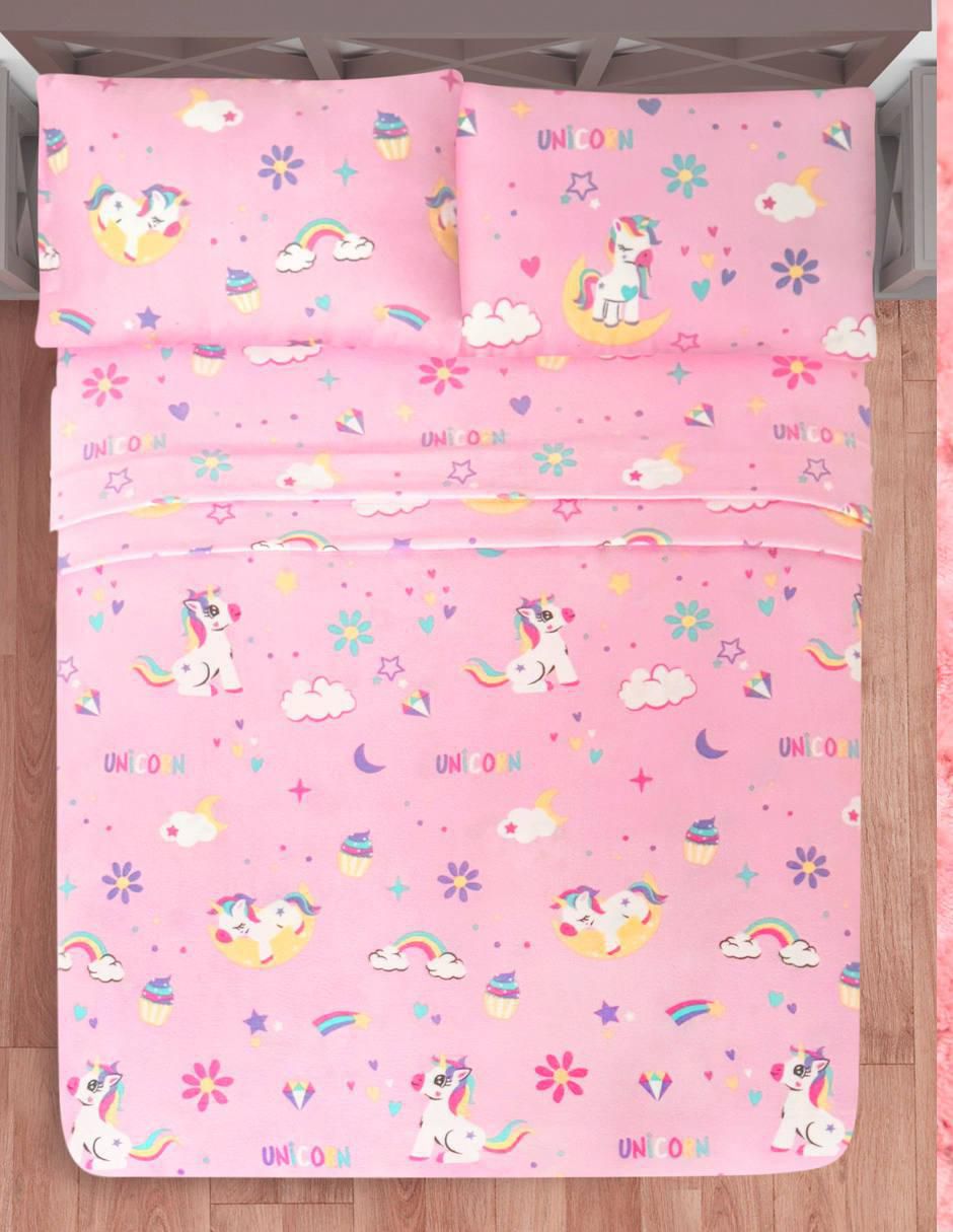 Juego de sábanas Unicornio