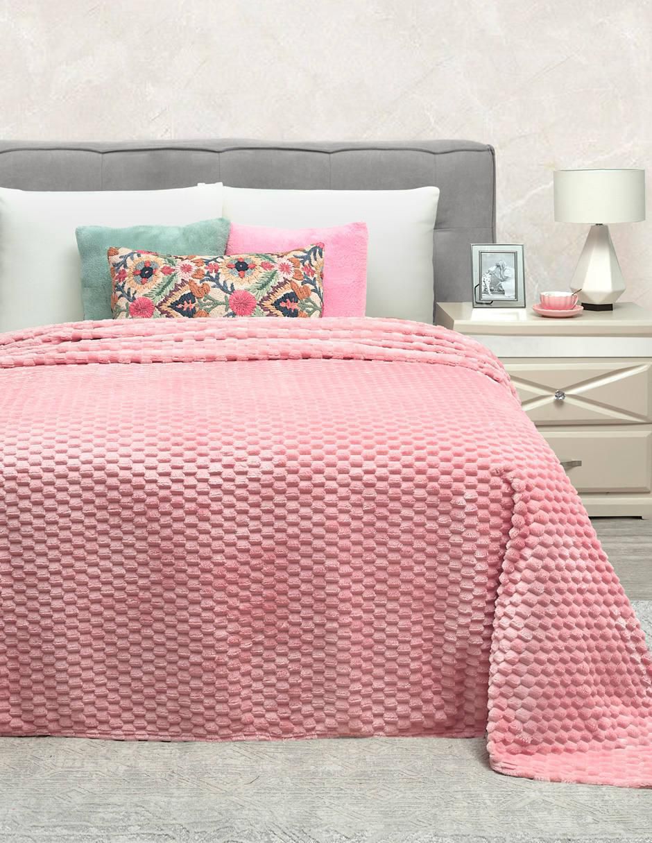 Cobertor estampado liso