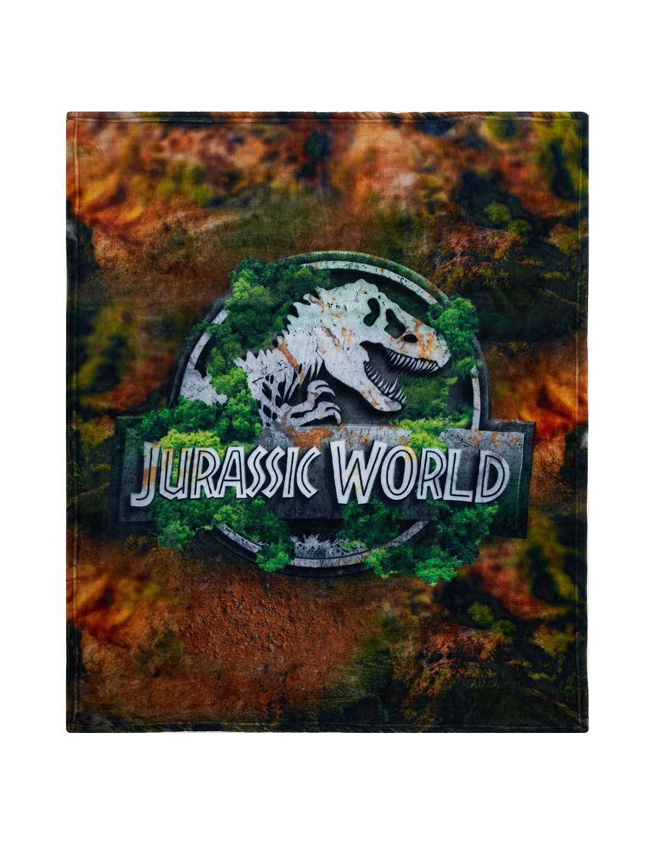 Cobertor Jurassic World Rebirth estampado infantil