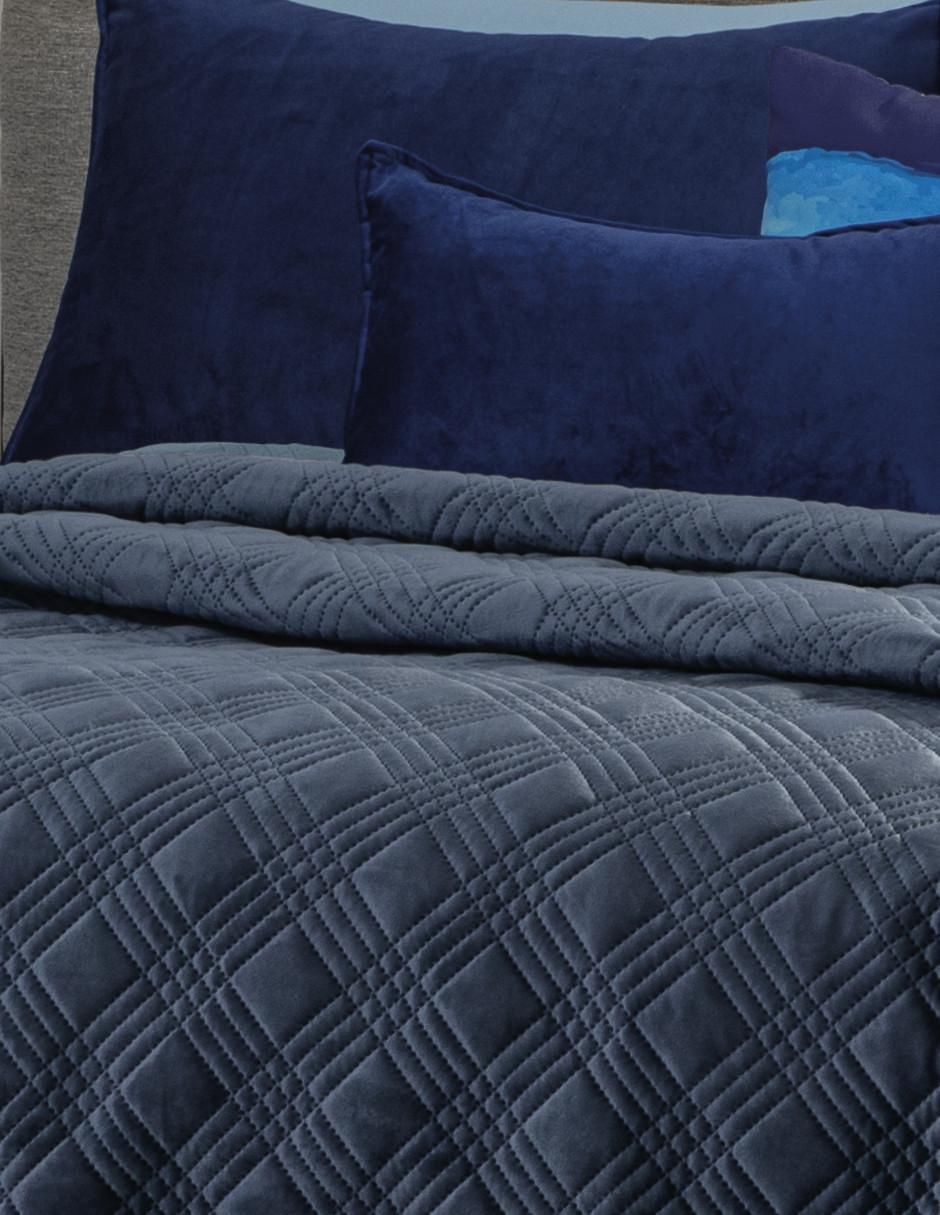 Colcha Pacific Blue