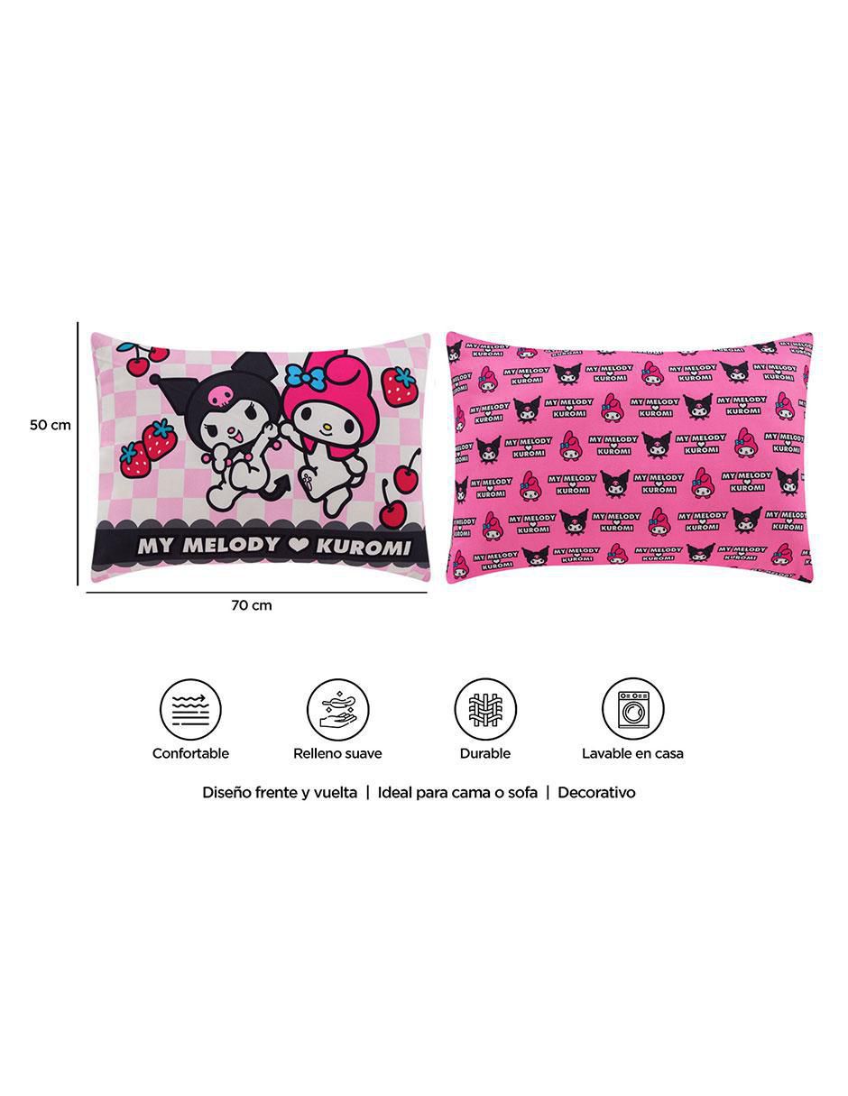 Almohada Kuromi y My Melody firmeza media 7