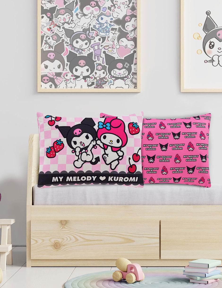 Almohada Kuromi y My Melody firmeza media 6
