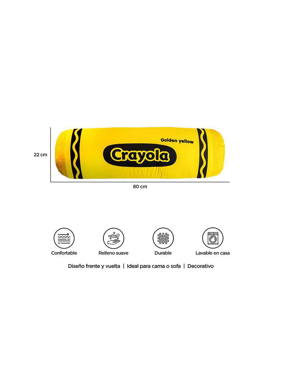 Almohada forma de crayola amarilla firmeza media 4
