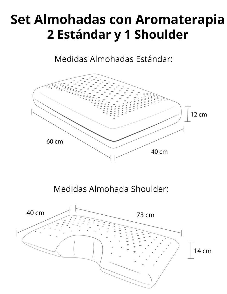 Set de almohada Aromaterapia firmeza media 10