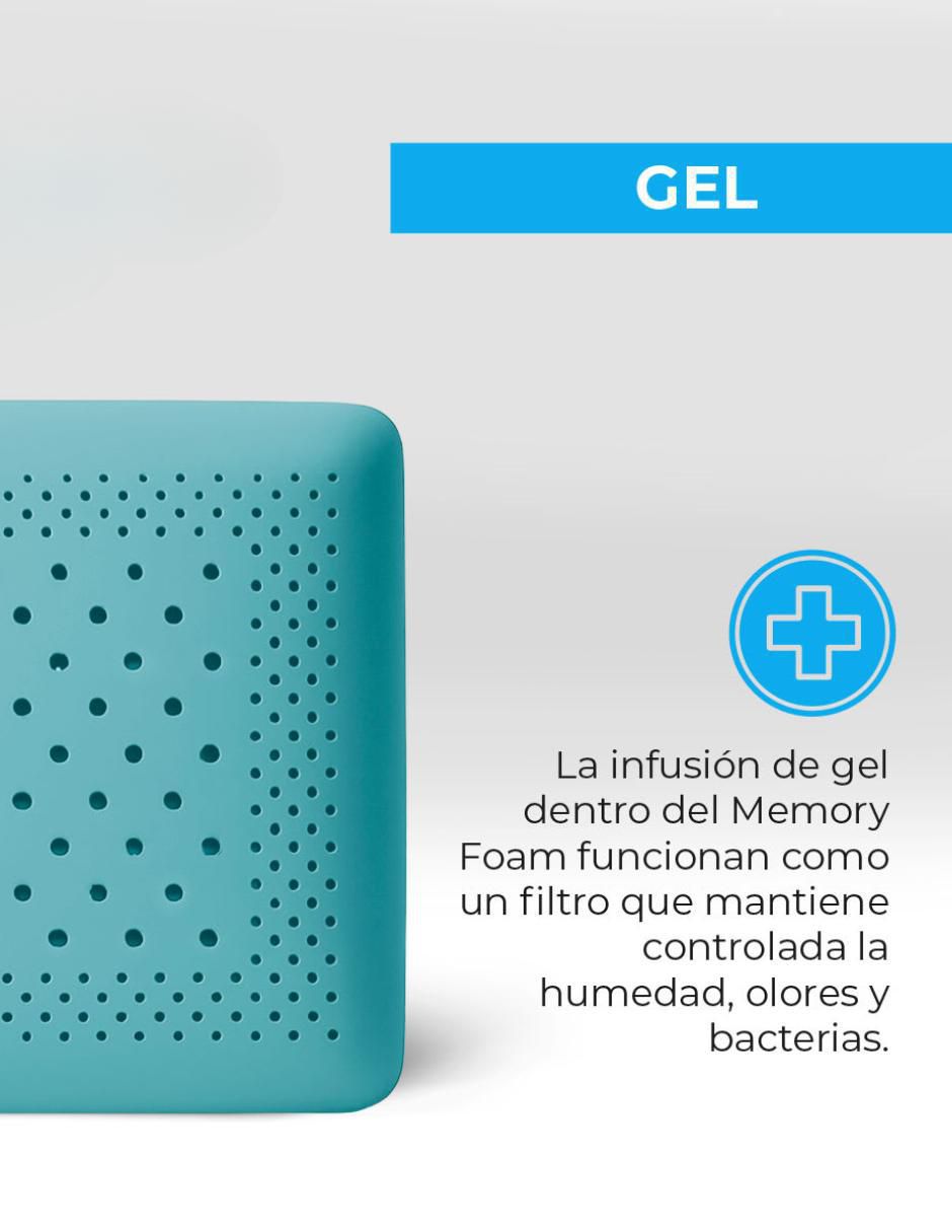 Set de almohada Cool Gel Mint firmeza media 5