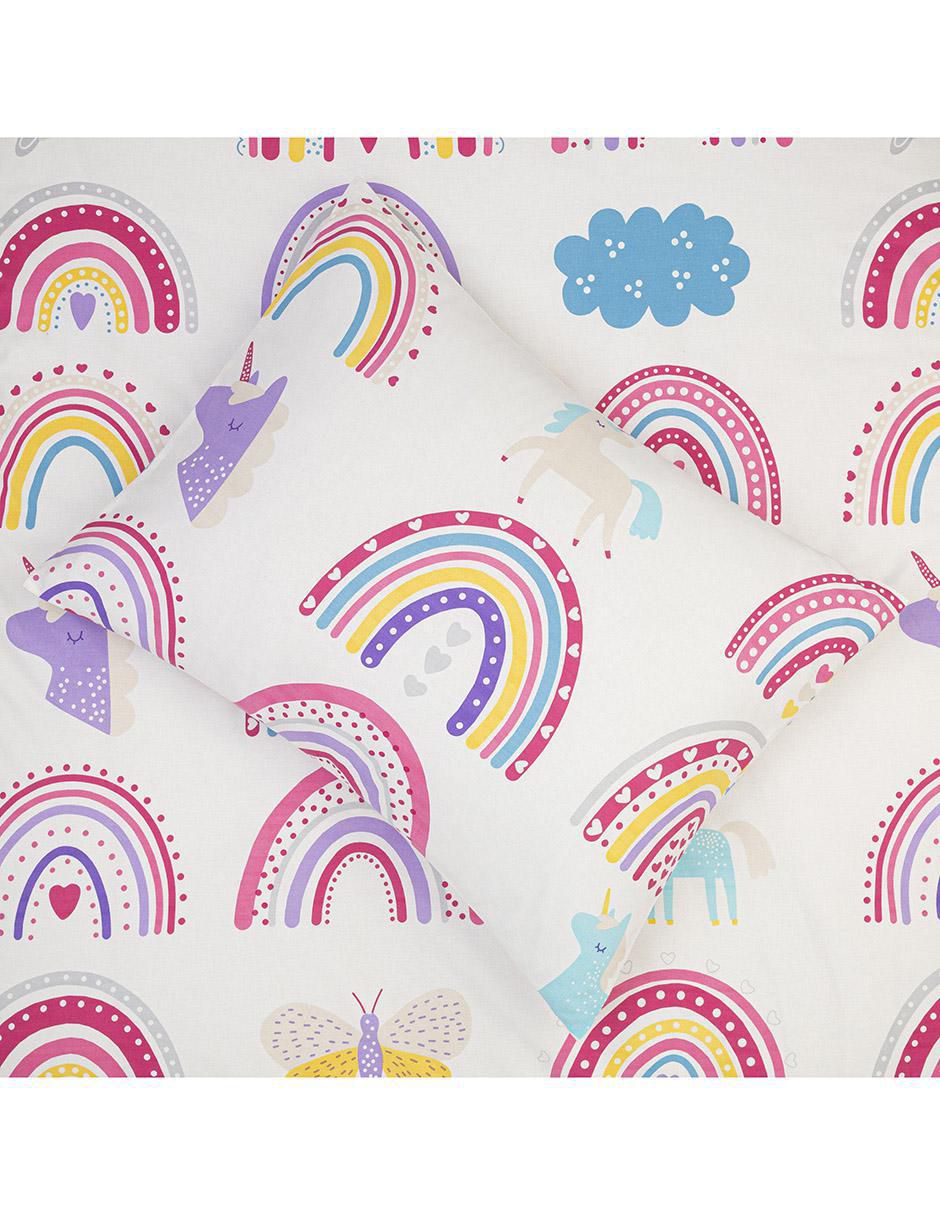 Set edredón Crazy Rainbows Pink 2