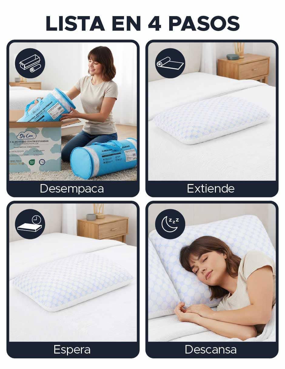 Set de almohada firmeza media 6