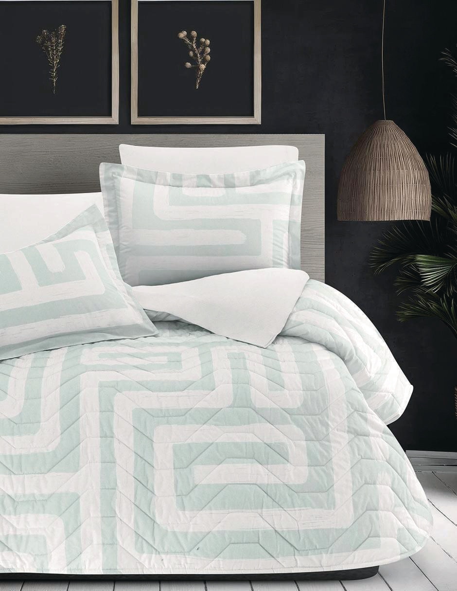 Set de colcha Pisani Menta
