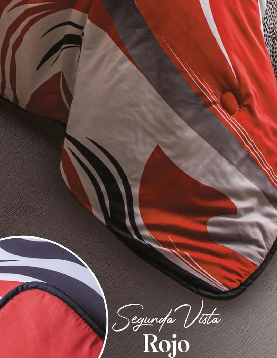 Set edredón premium rouge