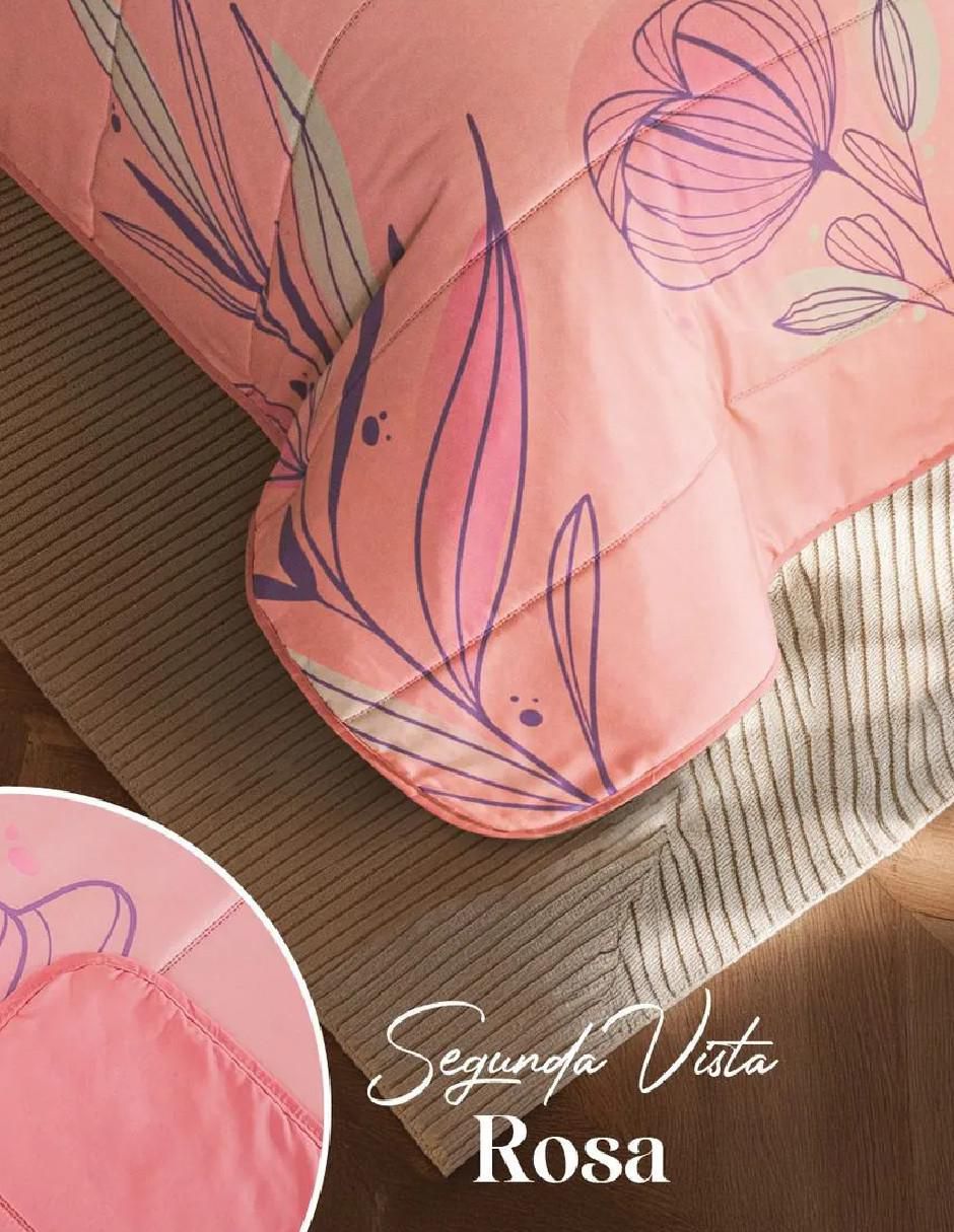 Colcha pink sunflower