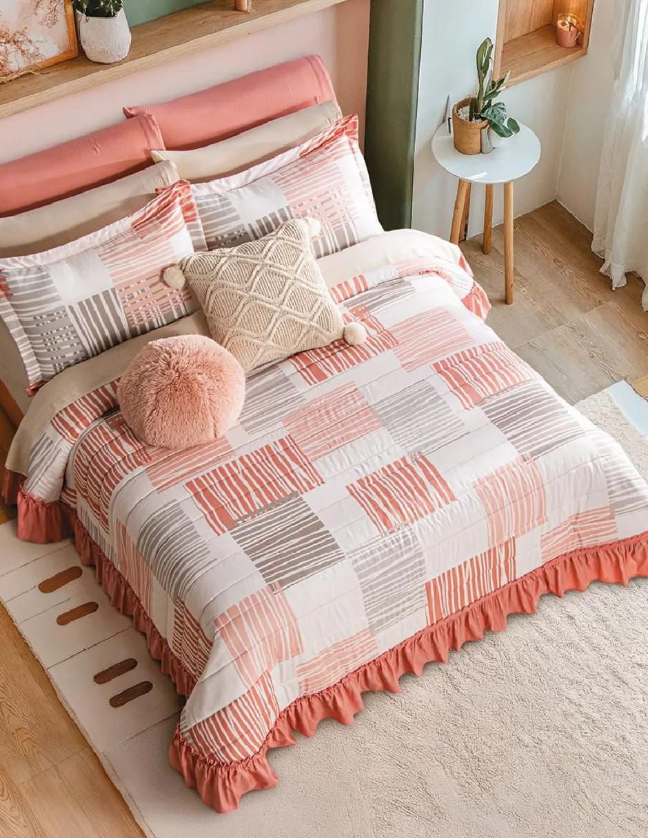 Set de colcha Coral Lines Set de colcha Coral Lines
