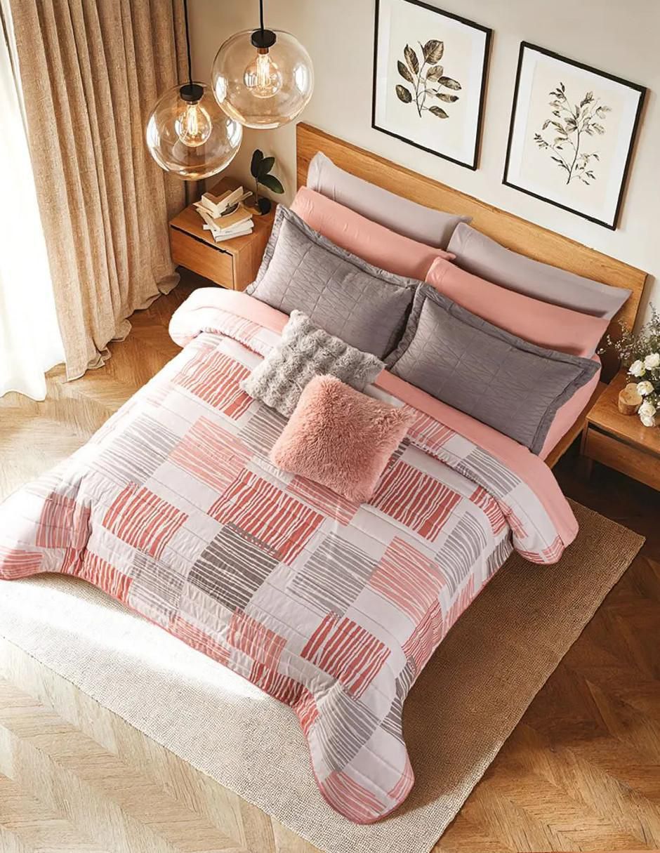 Colcha Ginger & Coral