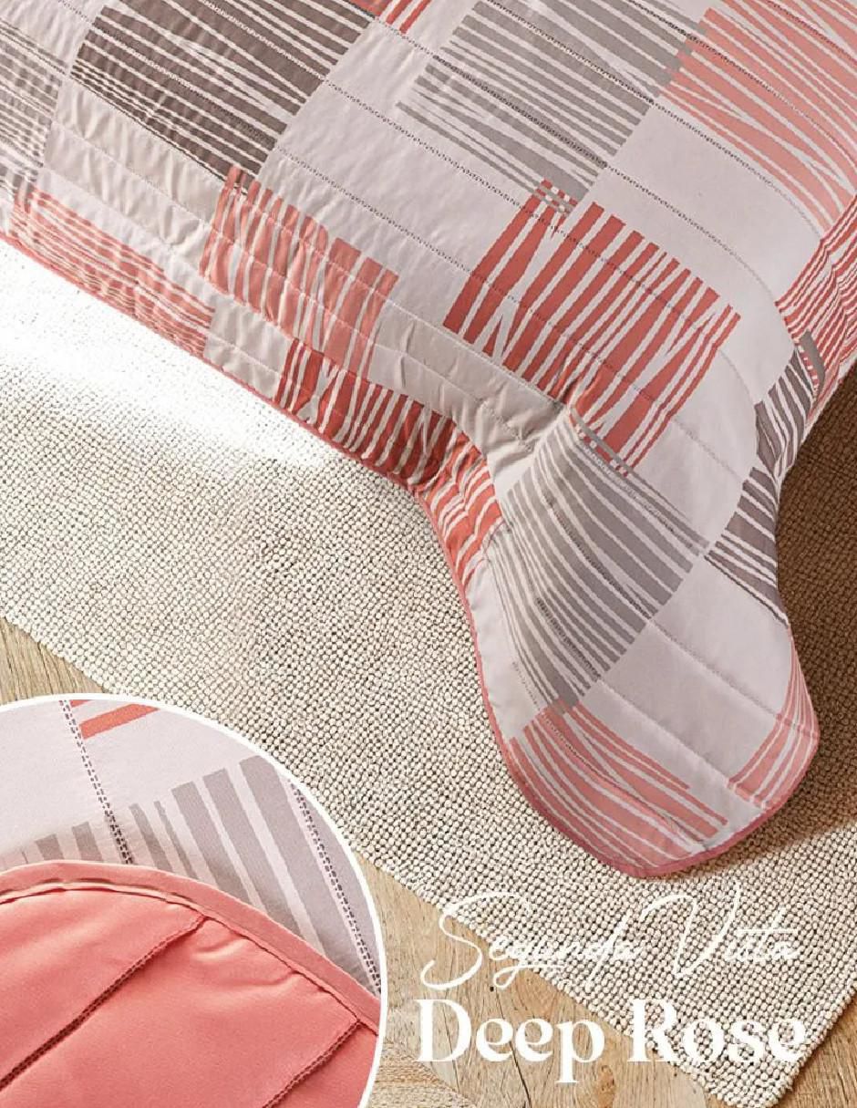 Colcha Ginger & Coral