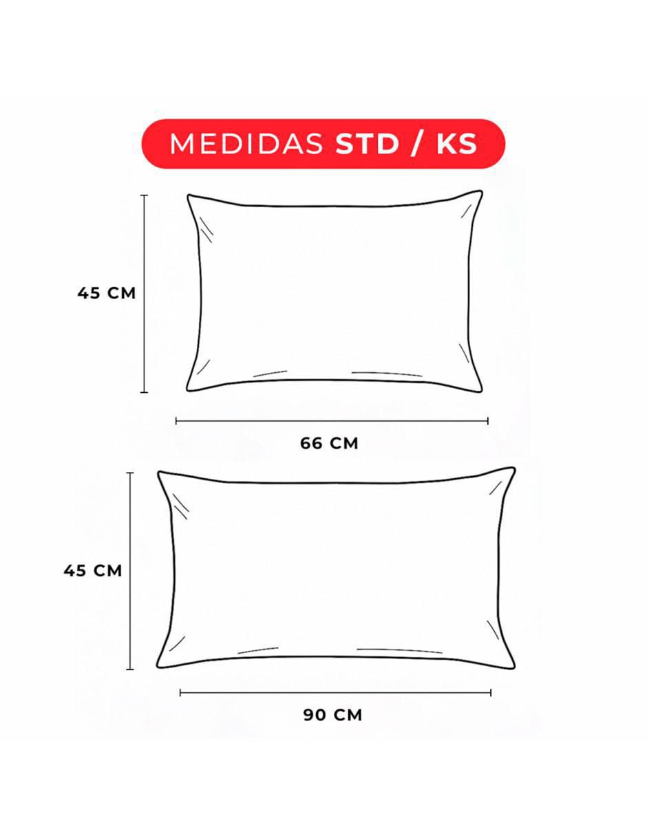 Set de almohada Atlas Basic firmeza baja 4