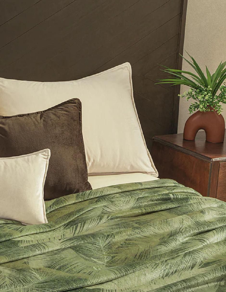 Cobertor estampado floral