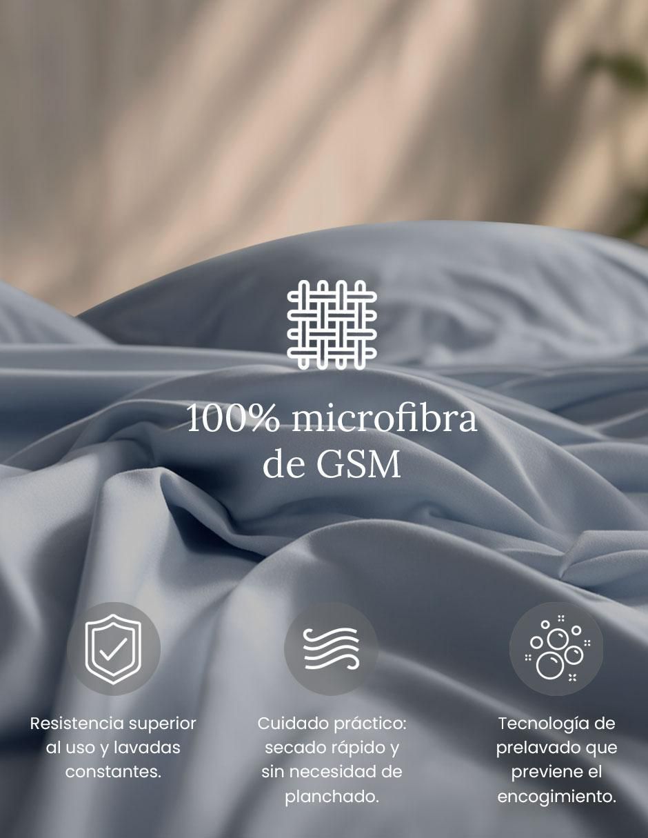 Juego de sábanas de microfibra 2000 hilos Supreme 4
