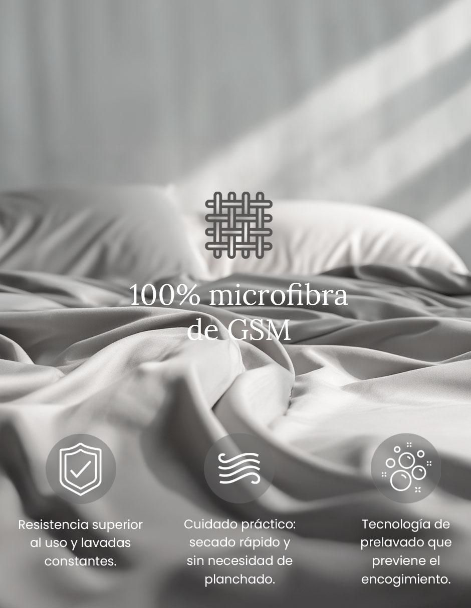 Juego de sábanas de microfibra 2000 hilos Supreme 4