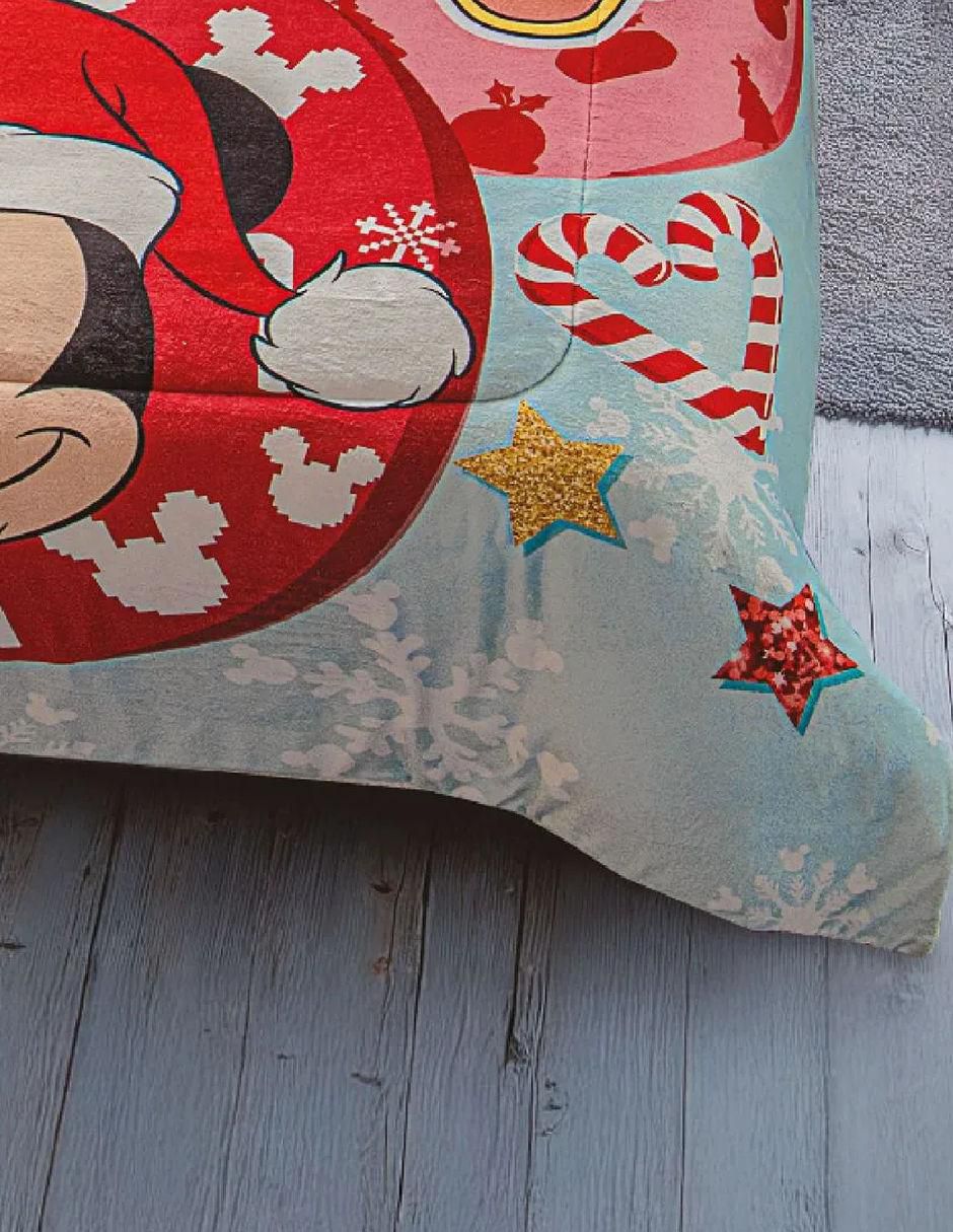 Cobertor navideño mickey christmas 2