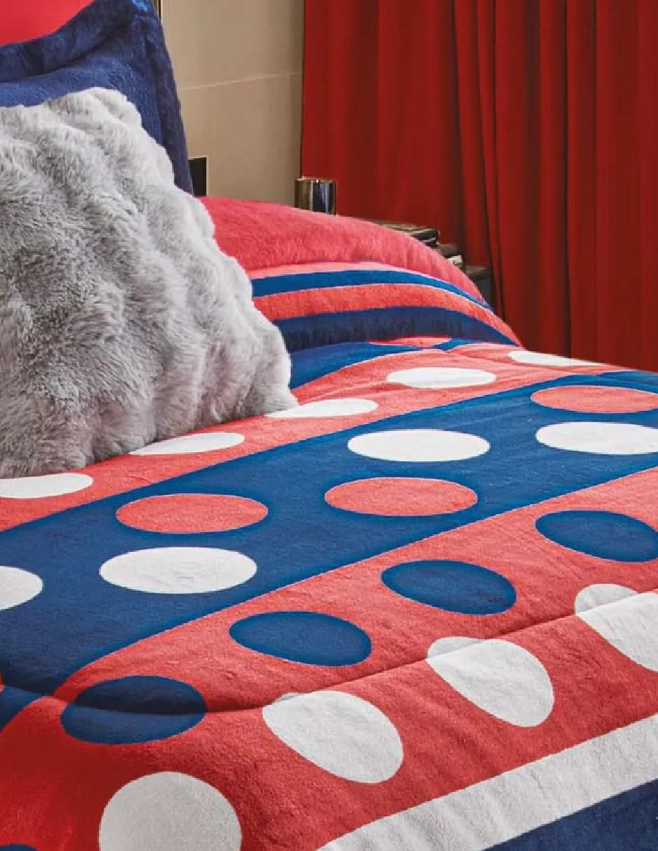 Cobertor winter chill dots
