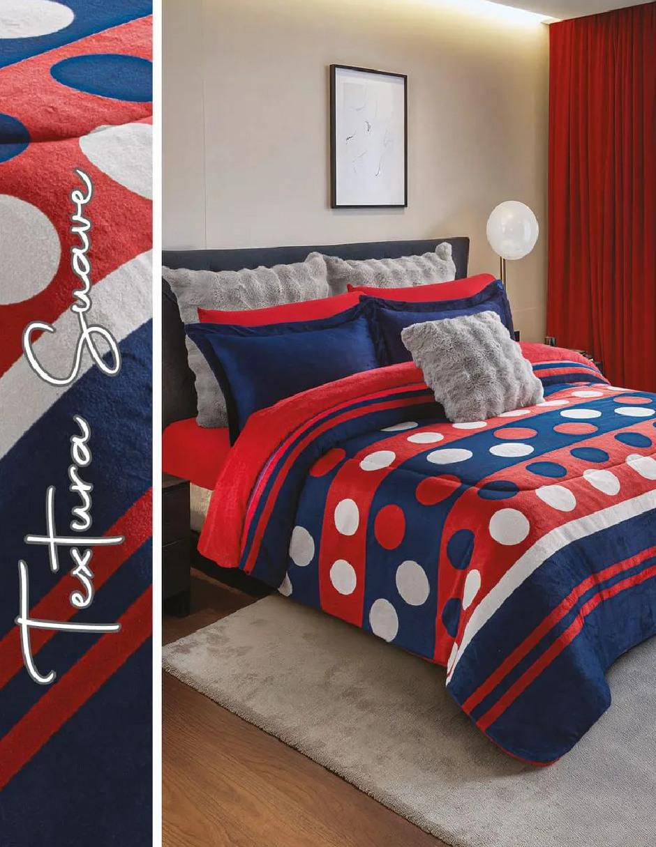 Cobertor winter chill dots