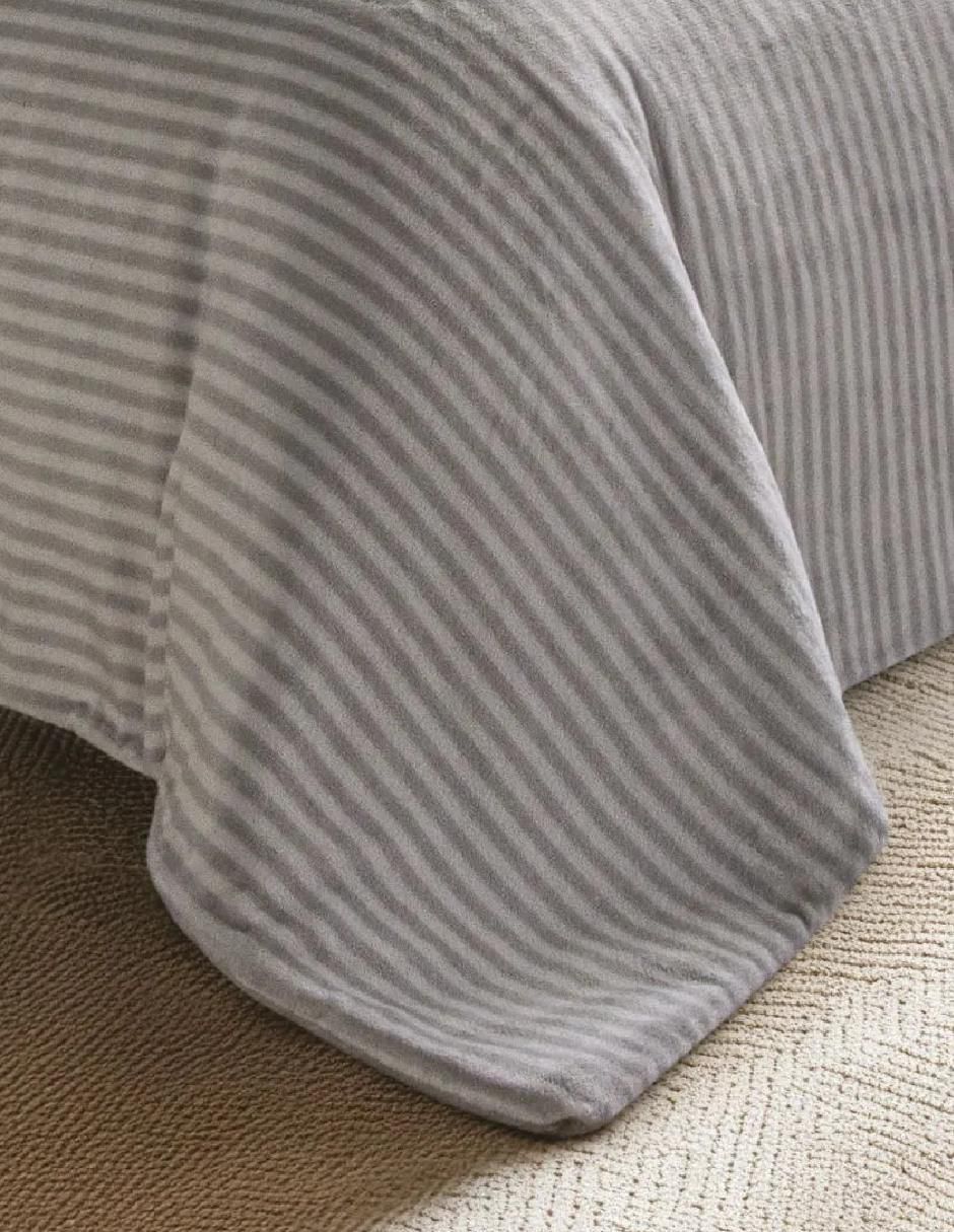 Cobertor luxs gray shadow