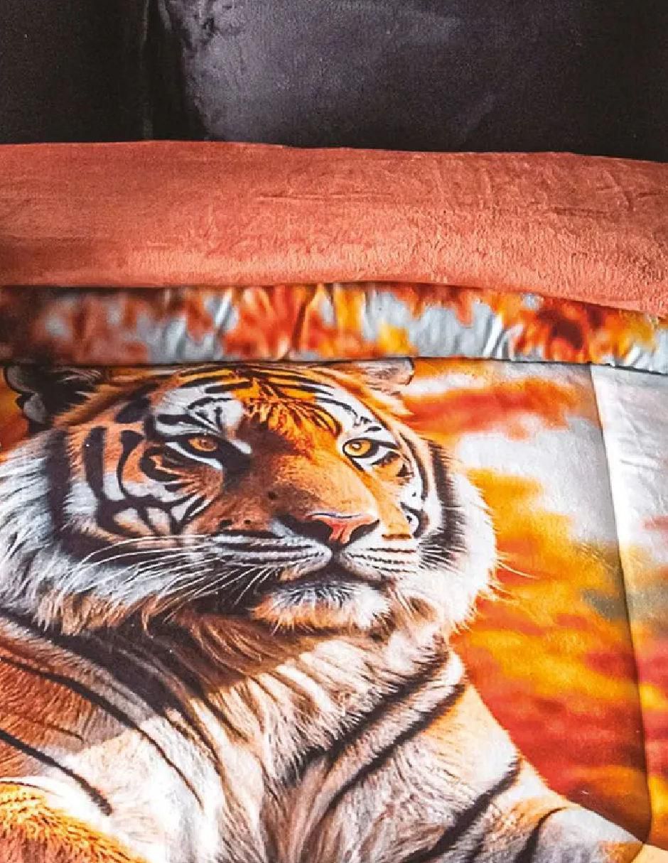 Cobertor tradicional tigre 2